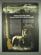 1970 Weatherby Magnum Rifle Ad - 2nd Isn't Good Enough - $18.49