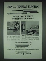 1966 GE Automatic Knife Ad - 2 Sets of Blades - £13.80 GBP