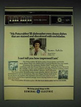 1980 GE Potscrubber III Dishwasher Ad - Susan Eschito - $18.49