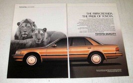 1989 Toyota Cressida Car Ad - The Pride - £14.87 GBP