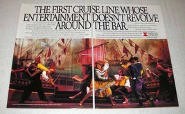 1990 Norwegian Cruise Line Ad - Entertainment - £14.78 GBP