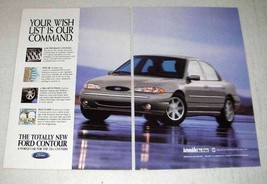 1995 Ford Contour Car Ad - Your Wish List Our Command - £14.76 GBP