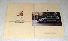 1997 Toyota Sienna Minivan Ad - Life Never be The Same - $18.49