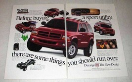 1998 Dodge Durango Ad - Things You Should Run Over - $18.49