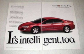 1998 Dodge Intrepid ES Car Ad - It's Intelligent, Too - $18.49