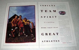 1998 Toyota Car Ad - Indiana Team Spirit - £14.61 GBP