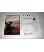 1998 Toyota Car Ad - Peak Performance In Mountain State - £14.78 GBP