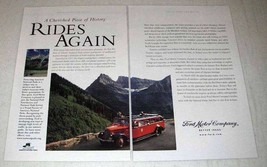 2001 Ford Motor Company Ad - Rides Again - $18.49