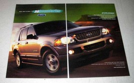 2002 Ford Explorer Ad - Ye Shall Find No Boundaries - £14.53 GBP