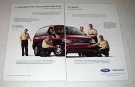 2004 Ford Freestar Minivan Ad - Safety Pure Genius - £14.50 GBP