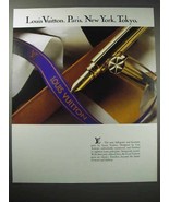 1988 Louis Vuitton Pen Ad - Paris, New York, Tokyo - £14.56 GBP