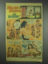 1980 Hostess Cup Cakes Ad - Wonder Woman, The Baron - £14.54 GBP