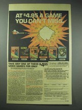 1983 Columbia Video Game Club Ad - Donkey Kong, Zaxxon - $18.49