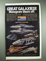 1980 Monogram Model Ad, Batlestar Galactica Buck Rogers - $18.49