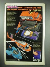1980 Corgi Toy Ad - Supermobile, Superman Van, Copter - $18.49