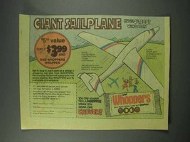 1979 Leaf Whoppers Candy Ad - Giant Sailplane - $18.49