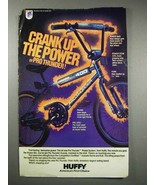 1984 Huffy Pro Thunder Bicycle Ad - Crank Up the Power - £14.55 GBP