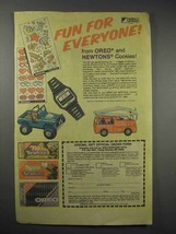 1984 Nabisco Fig Newtons, Oreo Cookies Ad - Fun - £14.56 GBP