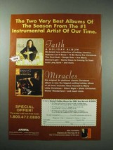 2000 Kenny G Miracles, Faith Album Ad - Two Very Best - £14.44 GBP
