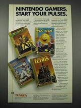 1989 Tengen Gauntlet, Pac-Man, Tetris Video Game Ad - £14.44 GBP