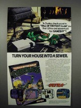 1991 Ultragames TMNT Nintendo Video Game Ad - £14.55 GBP