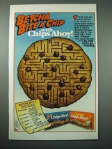 1987 Nabisco Chips Ahoy Cookie Ad - Betcha Bite a Chip - £14.74 GBP