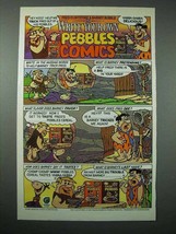 1987 Post Fruity Pebbles Cereal Ad - Fred Flintstone - £14.74 GBP