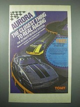 1987 Tomy Aurora HO Car Ad - Closest to Real Racing - £14.46 GBP