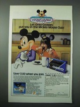 1987 Nabisco Oreo Cookies Ad - Mickey Mouse Club - £14.78 GBP