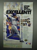 1992 Upper Deck Baseball Card Ad - Ken Griffey, Jr. - £13.89 GBP