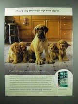 2001 Purina Puppy Chow Dog Food Ad - A Big Difference - £14.53 GBP
