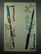 1994 Bic Wavelengths Pen Ad - Changed Color - $18.49