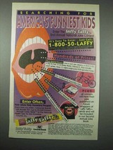 1994 Laffy Taffy Candy Ad - America&#39;s Funniest Kids - £14.74 GBP