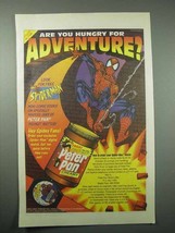 1995 Peter Pan Peanut Butter Ad - Spider-Man - £14.61 GBP