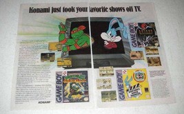 1994 Konami Video Games Ad - TNMT, Tiny Toons, Batman - £14.78 GBP