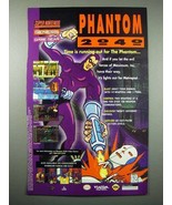 1996 Viacom Phantom 2040 Video Game Ad - £14.54 GBP