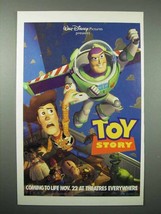1996 Walt Disney Pixar Toy Story Movie Ad - £14.54 GBP