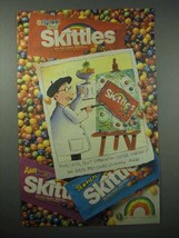 1995 Skittles Candy Ad - Original, Wildberry, Tropical - £14.50 GBP
