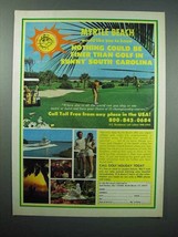 1978 Myrtle Beach South Carolina Tourism Ad - Golf - £14.46 GBP