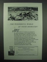 1960 Canada Tourism Ad - The Wonderful World at Your Doorstop - £14.53 GBP