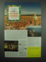 1956 Southern California Tourism Ad - Step Up - £14.55 GBP