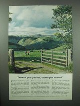 1956 Britain Tourism Ad - Cymric - $18.49