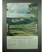 1956 Britain Tourism Ad - Cymric - £14.73 GBP