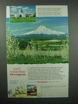 1956 Oregon Tourism Ad - Mt. Hood - $18.49