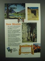 1956 New Mexico Tourism Ad - Kit Carson&#39;s Cave - £14.57 GBP