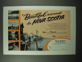 1956 Nova Scotia Tourism Ad - Beautiful - £14.53 GBP