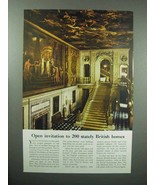 1956 Britain Tourism Ad - Open Invitation to Homes - £14.73 GBP