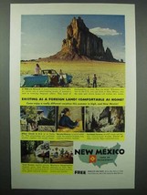 1954 New Mexico Tourism Ad - Shiprock - $18.49