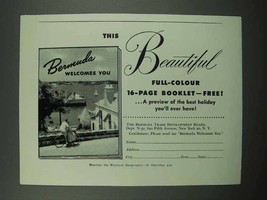 1955 Bermuda Tourism Ad - Beautiful - £14.77 GBP