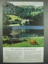 1954 Britain Tourism Ad - Write a Poem Here - £13.82 GBP